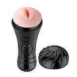 Мастурбатор у формі ротика з 7 режимами вібрації Pink Mouth Vibrating Masturbator, фото 3