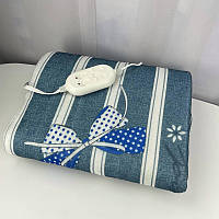 Електропростинь двозонна байкова 140*155 см різні кольори