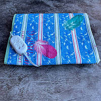 Електропростинь двозонна байкова 140*155 см різні кольори