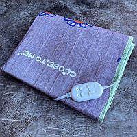 Електропростинь двозонна байкова 140*155 см різні кольори