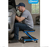 BAUG Лежак підкатний 2-в-1 для майстерень та автомайстерень, вантажопідйомністю 150 кг B4902, фото 4