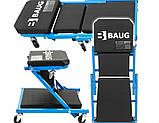 BAUG Лежак підкатний 2-в-1 для майстерень та автомайстерень, вантажопідйомністю 150 кг B4902, фото 6