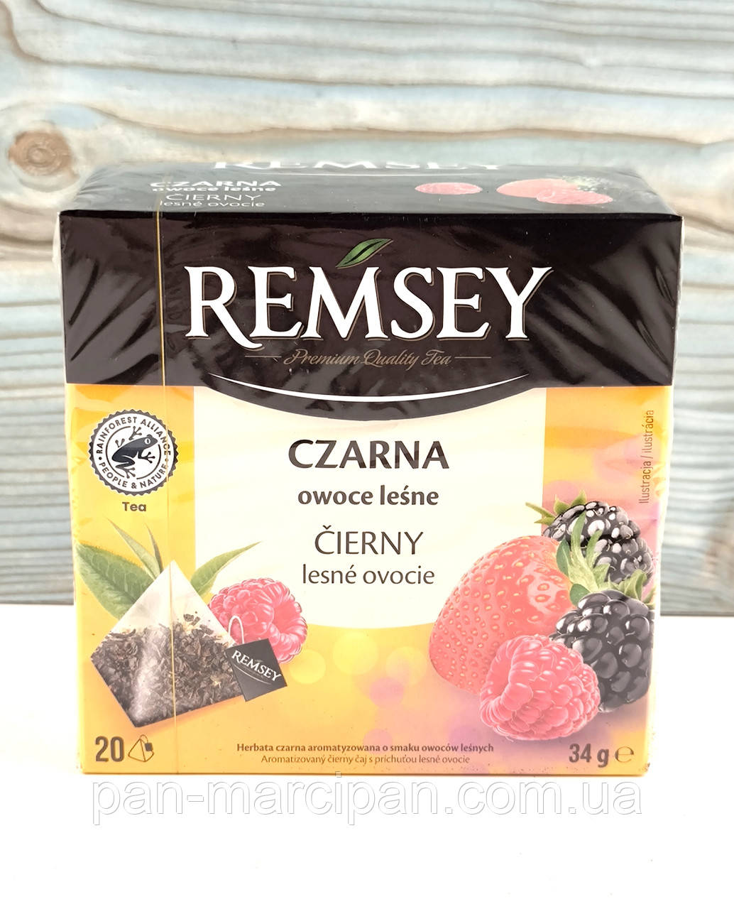 Чай фруктовий зі смаком ягід Remsey 20 пакетиків 40г, фото 1