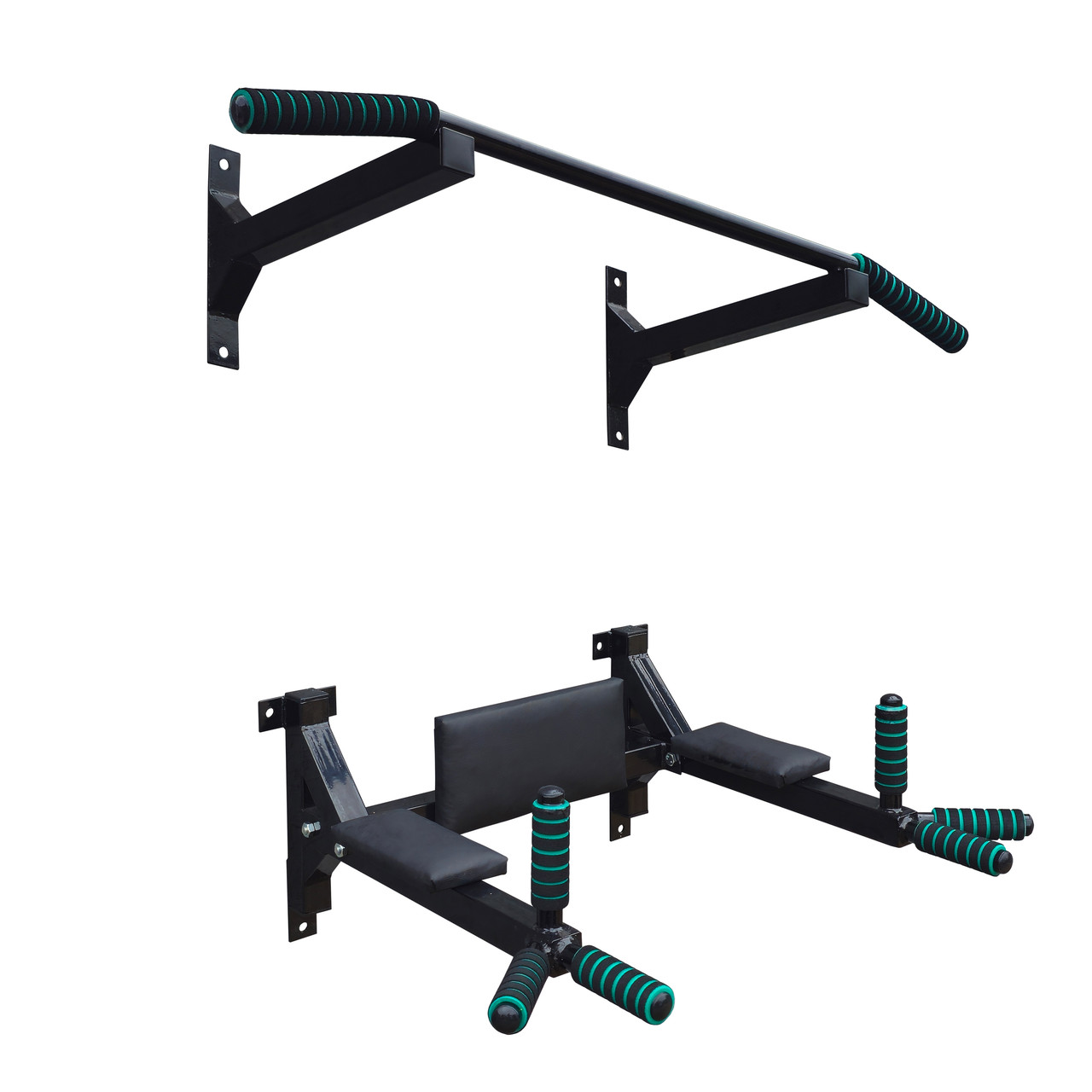 Настінні турнік та бруси. Комплект А551-ч, фото 1