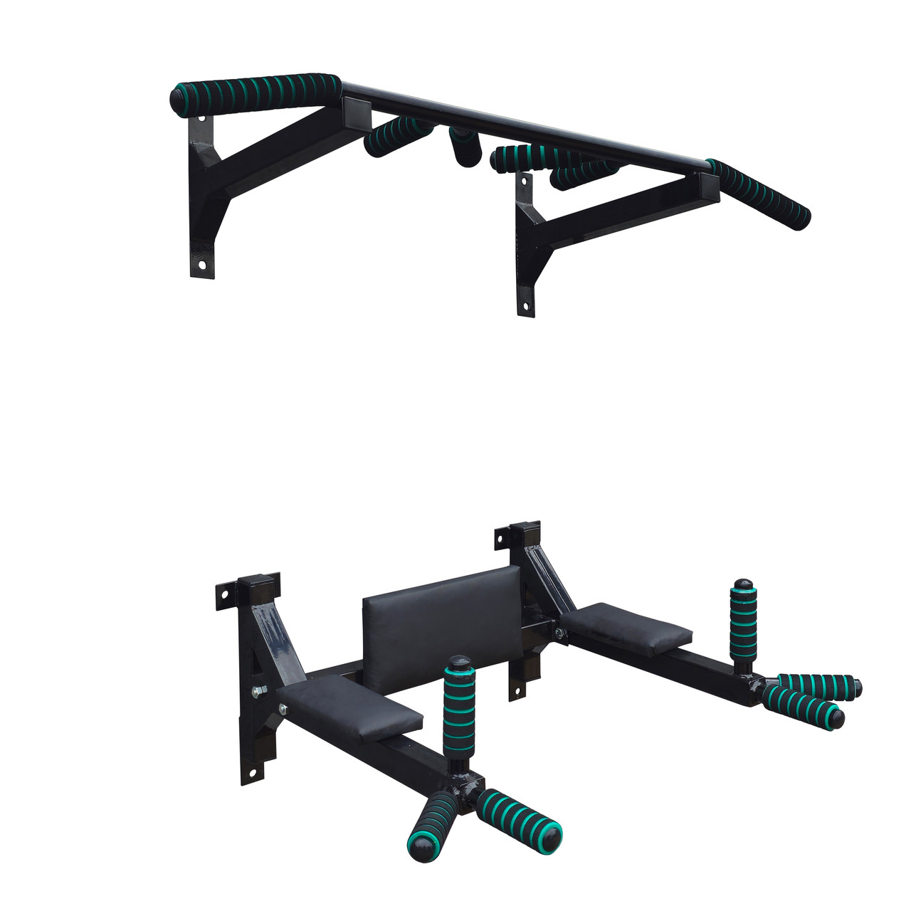 Настінні турнік та бруси. Комплект А553-ч, фото 1