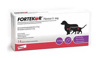 Фортекор 5мг 14таб для собак і кішок