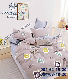 Фланелева полуторна постільна білизна дитяча жовта з метеликами