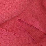 Трикотаж лоден(валяний) з візерунком колір світло-червоний, фото 9