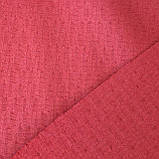 Трикотаж лоден(валяний) з візерунком колір світло-червоний, фото 7