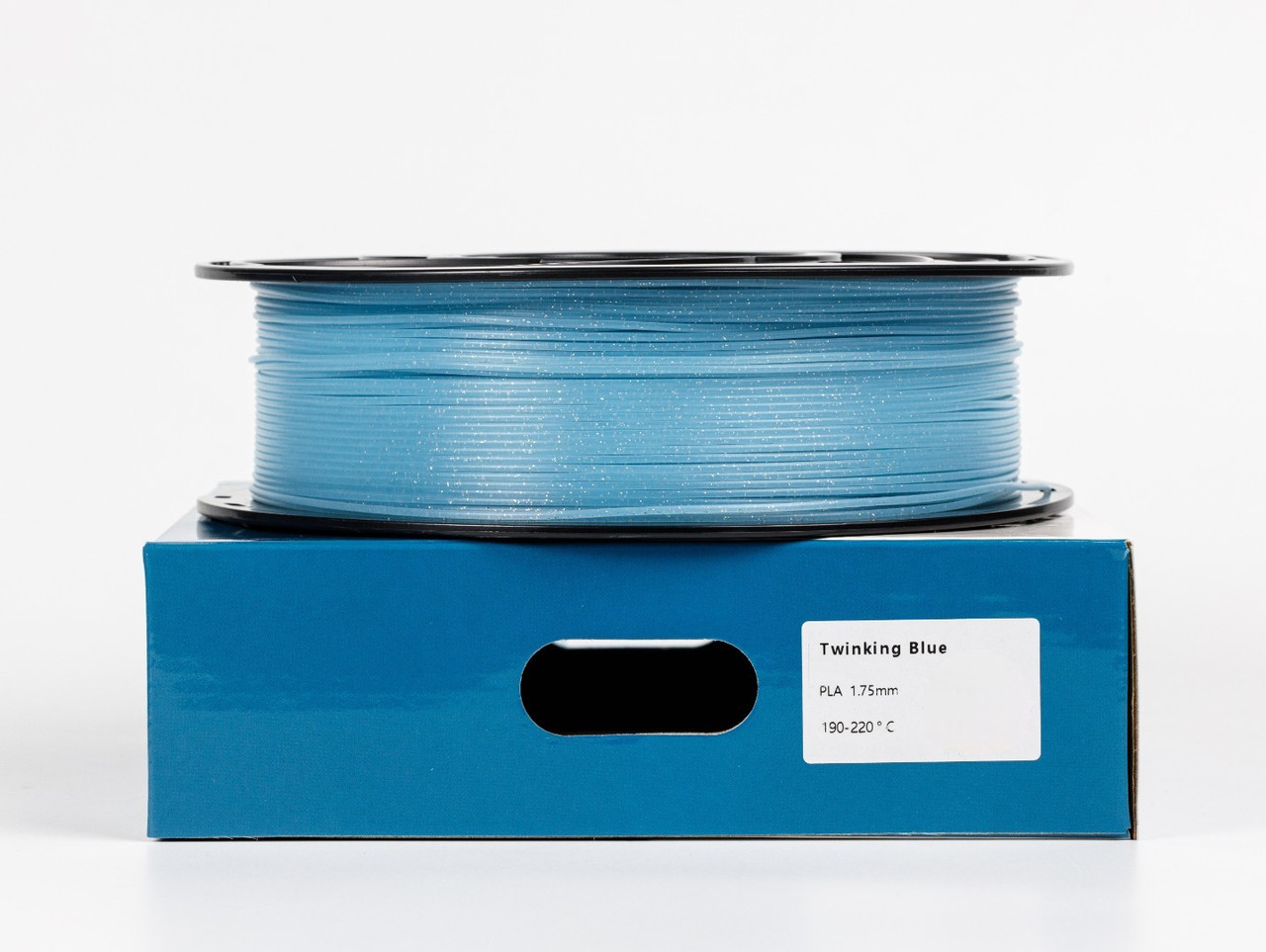 Пластик филамент для 3D-печати UA3D PLA PLUS Twinking BRILLIANT BLUE 1.75мм, 1кг, Блискучий Червоний
