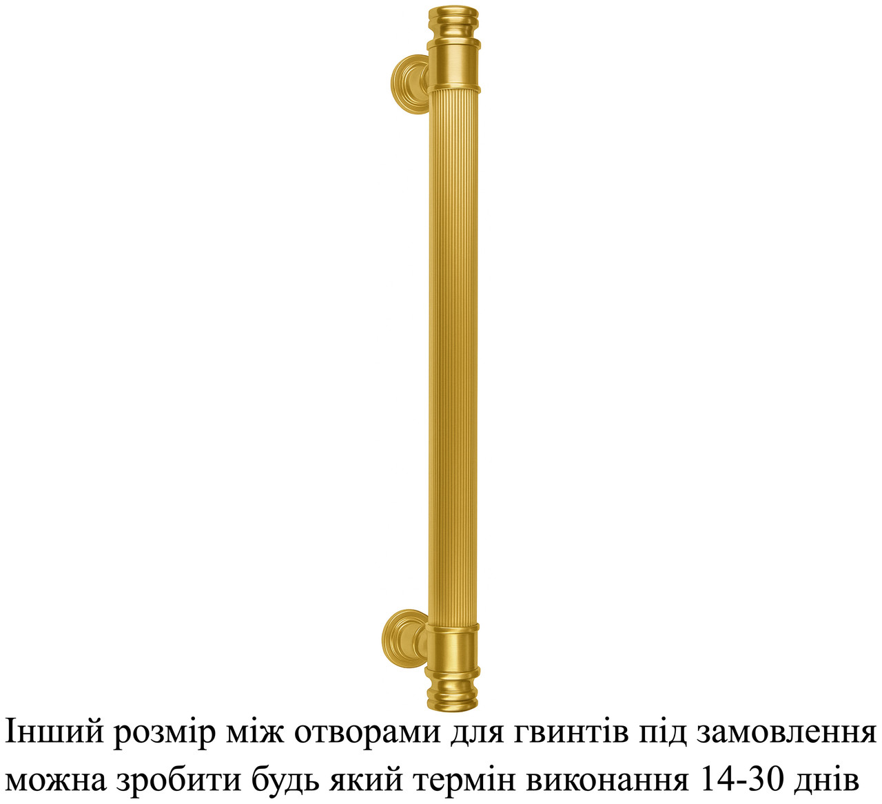 Ручки дверні скоби UNO BAROCCO MONICA 824 Латунь матова ДІАМЕТР РУЧКИ 4 СМ.