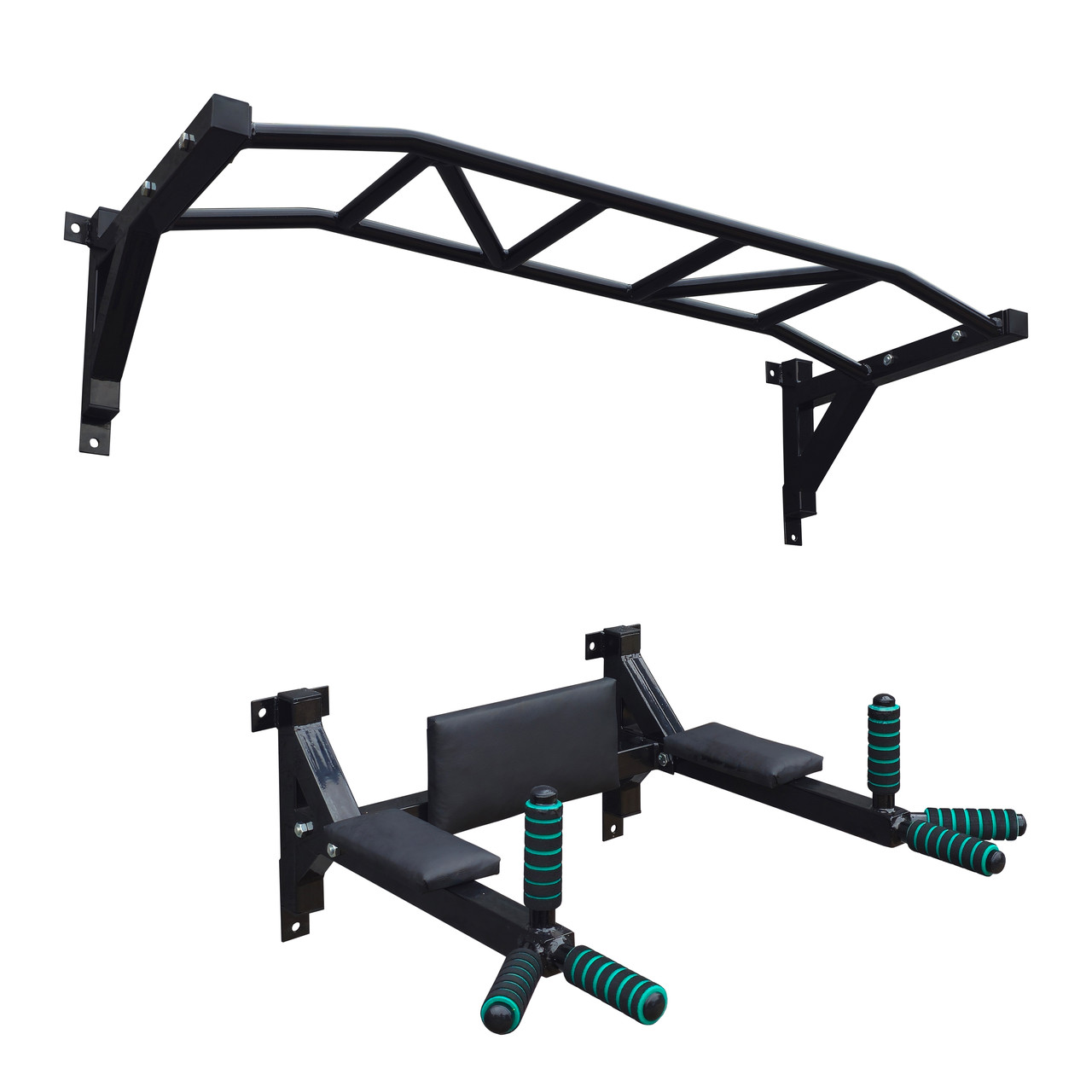 Настінні турнік та бруси. Комплект А554-ч, фото 1