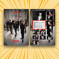 Календар Stray Kids In Life 2026 А3 настінний перекидний