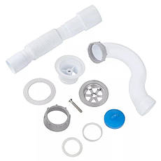 Сифон для душового піддону Kronoplast П-1055 1 1/2″, Ø40 x 40/50 (SV14000033)