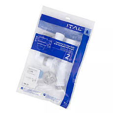 Сифон для ванни Kronoplast П-0555 1 1/2″, з ревізією та гнучкою трубкою Ø40 x 40/50 (SR14000033)