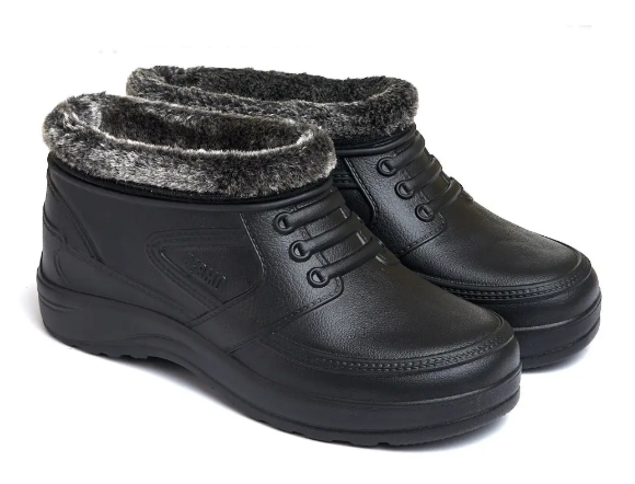 Чоловічі калоші на хутрі