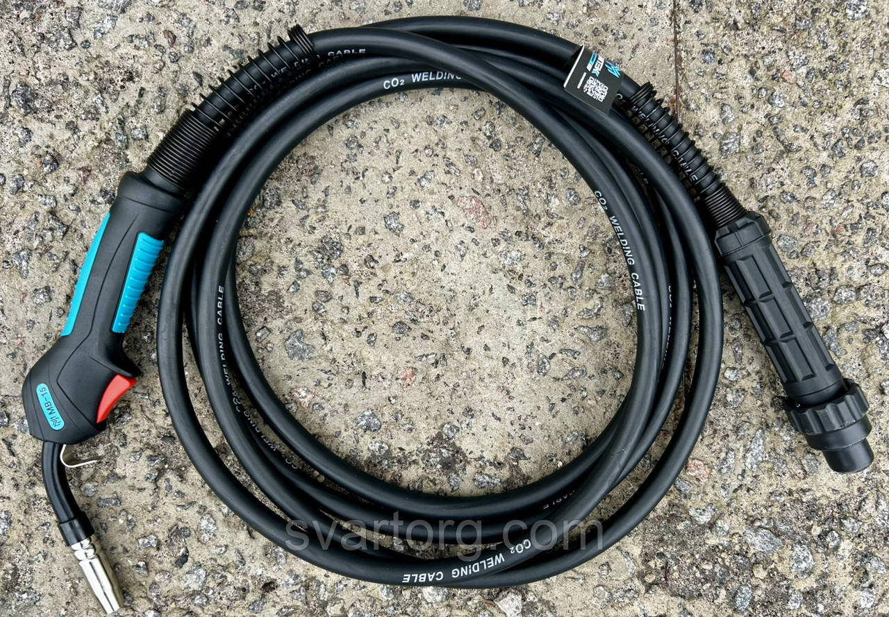 Зварювальний пальник євро MB-15AK MAGNITEK 5 метрів