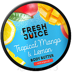 Олія для тіла "Тропічне манго та лимон" Fresh Juice Tropical Mango & Lemon Body Butter 200 мл