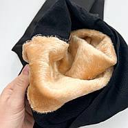 Теплі жіночі колготки на хутрі з імітацією капронових з утяжкою Золото, фото 2