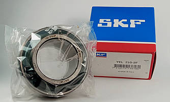 Підшипник YEL-210-2F SKF розміри: 50*90*62,7 самоустановлюваний типу SA