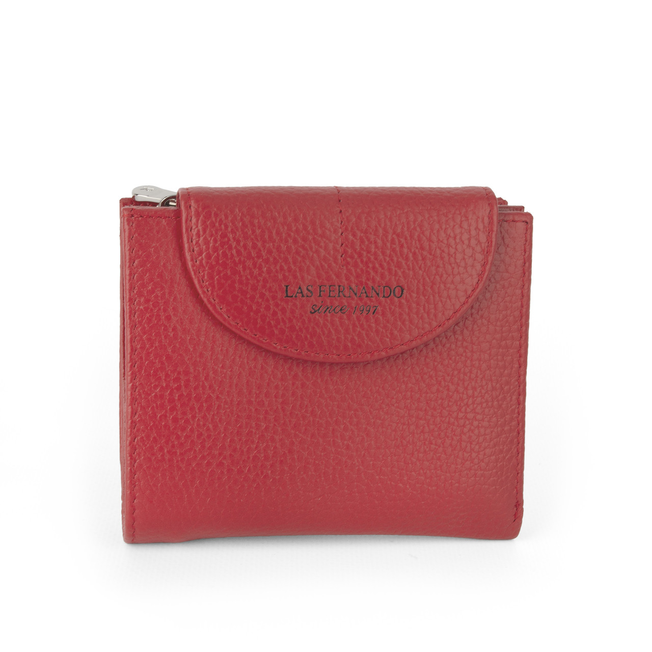 Гаманець жіночий шкіряний маленький Las Fernando 110-103 А червоний, фото 1