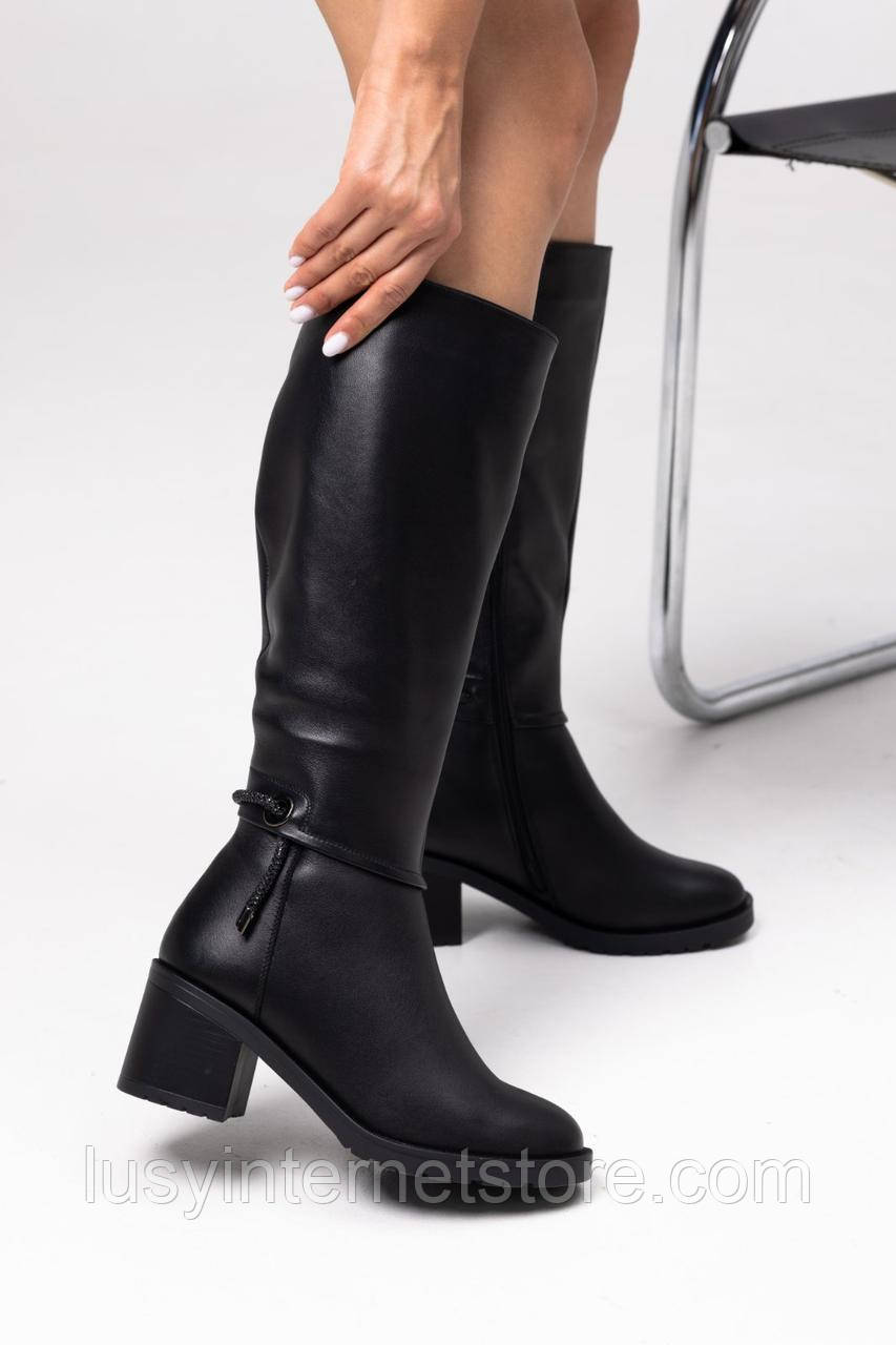 Чоботи жіночі на підборі зимові від виробника ТН25-3317, фото 1