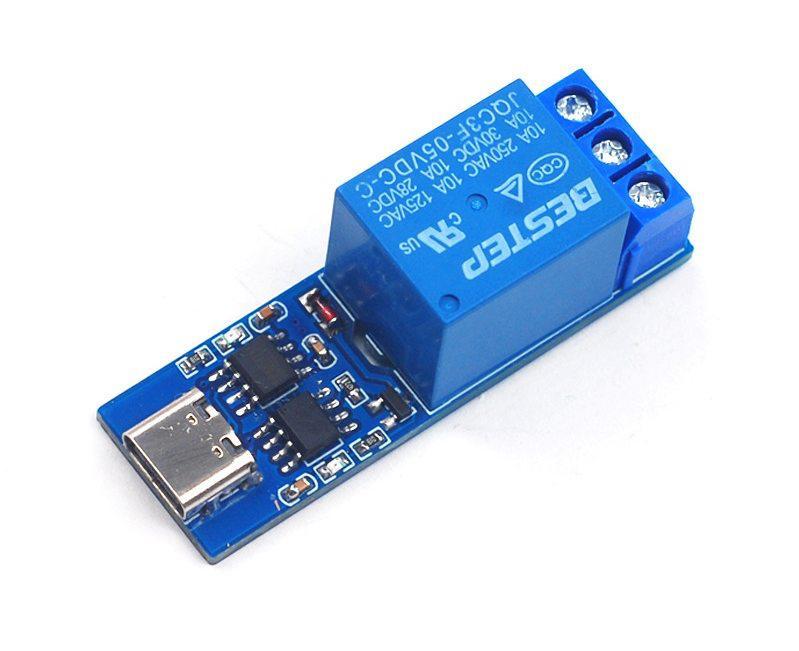 LCUS-1 реле-модуль для ПК, інтелектуальний керуючий вимикач, 5В, Type-C