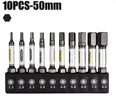 Набір біт для шуруповерта 10шт H1.5-H8