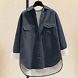 Женская рубашка большого размера, фото 3