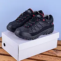 ТЕРМО Зимові Кросівки Черевики Merrell чорні з червоним
