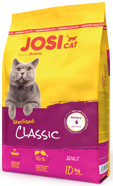 Сухий корм для стерилізованих котів JosiCat Sterilised Classic 10кг - фото 1 - id-p2762274171