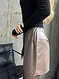 Спідниця — Шорти для милих дам "Екошкіра". Розміри: 42, 44,46, фото 3