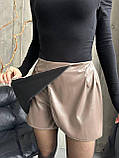 Спідниця — Шорти для милих дам "Екошкіра". Розміри: 42, 44,46, фото 2