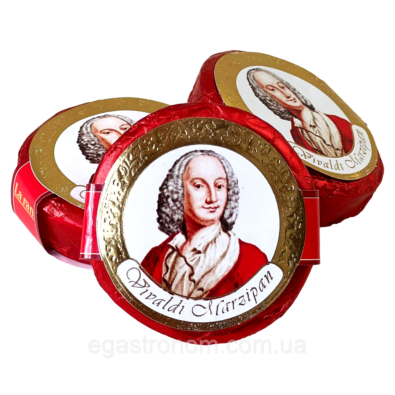 Цукерки марципан з курагою Моцарт Вівалді Mozart Vivaldi Marzipan 2kg/ящ (Код: 00-00018124), фото 1