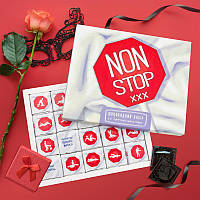 Шоколадний подарунковий набір "NON STOP" 100 г, Нон стоп, камасутра, kamasutra