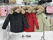 Куртки зимові на хлопчиків підлітковим гуртом
