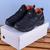 ТЕРМО Зимові Кросівки Черевики Merrell чорні з помаранчевим