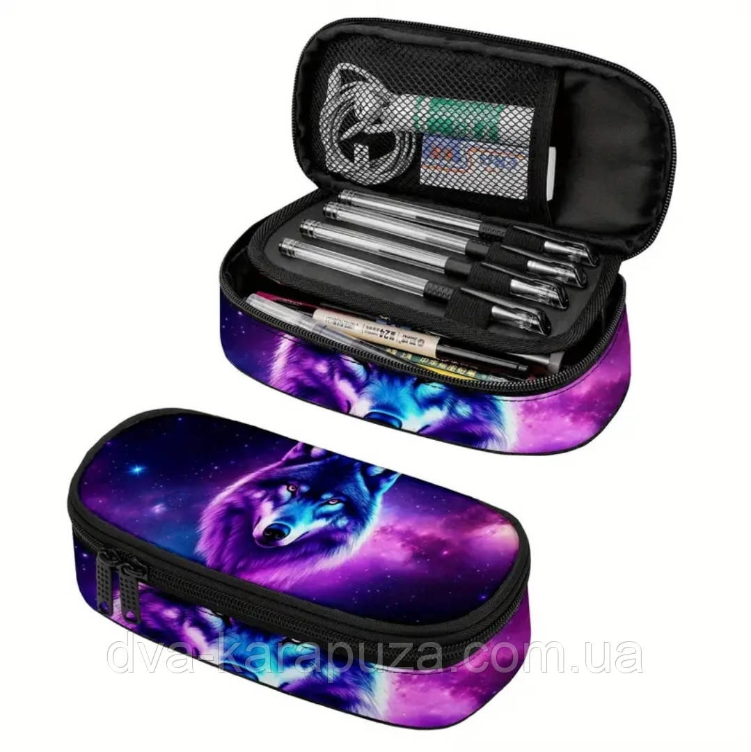 Шкільний пенал Вовк!, фото 1