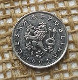 1 крона 1995 року. Чехiя, фото 2