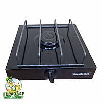 Газова одноконфоркова настільна плита, якісний таганок на природний або скраплений газ