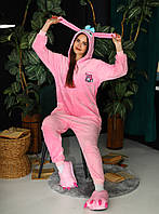 Кигуруми котик Мелоди милая розовая пижама Melody с длинными ушками