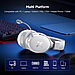 Ігрові навушники MCHOSE V9 Pro White — 7.1 звук, до 125 годин, супернизька затримка, фото 6