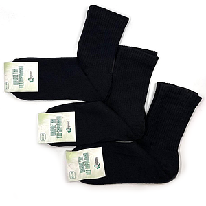 Шкарпетки махровий слід TREN чорні 23-25 р. (12 пар!) (Зимові) Варос