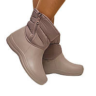 Дутики бежеві чоботи Ева розмір 37 38 39