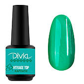 Топ вітражний Divia TN02 (Карпати - зелений), Di1066, 7ml
