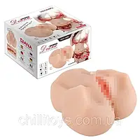 Мастурбатор напівторс для чоловіків Versatile Realistic Vagina and Ass Masturbator-Diana, Телесный