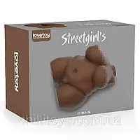 Мастурбатор торс з вагіною та грудьми Streetgirls Black №7, Коричневий