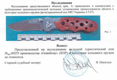 Великий ніж унікального дизайну з клинком із 420 сталі Grand Way 00255, фото 3