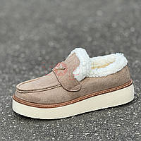 36р і 39р! Жіночі короткі бежеві уггі автоледі Женские короткие бежевые угги автоледи (Код: 3619)