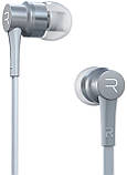 Навушники REMAX RM-535 гарнітура з мікрофоном срібляста, фото 2